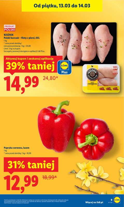 Lidl - gazetka promocyjna Oferta od czwartku od czwartku 12.03 do soboty 14.03 - strona 9