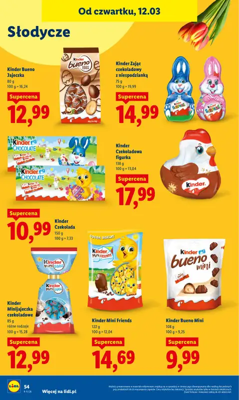 Lidl - gazetka promocyjna Oferta od czwartku od czwartku 12.03 do soboty 14.03 - strona 56