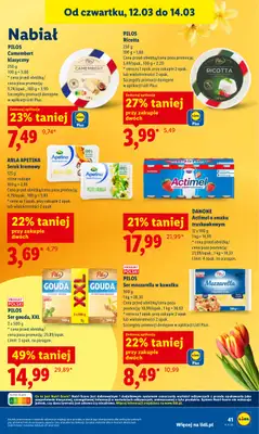 Lidl - gazetka promocyjna Oferta od czwartku od czwartku 12.03 do soboty 14.03 - strona 43