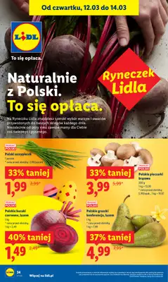 Lidl - gazetka promocyjna Oferta od czwartku od czwartku 12.03 do soboty 14.03 - strona 36