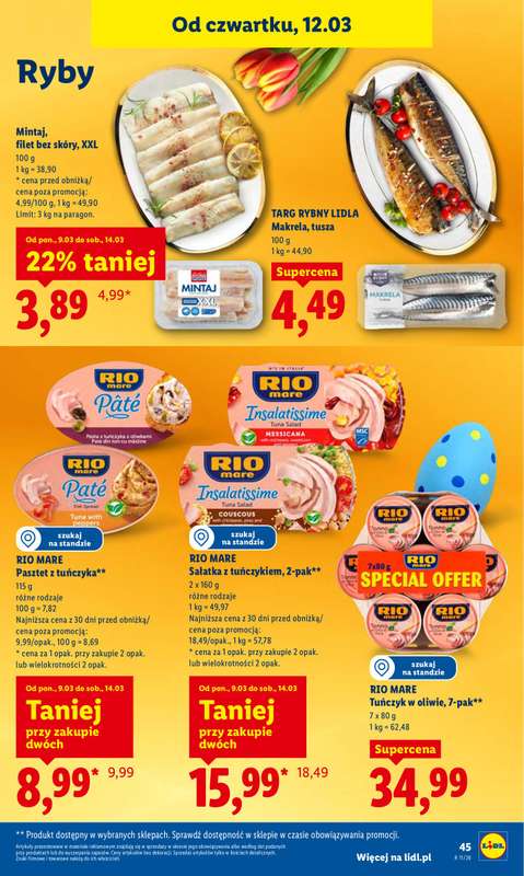 Lidl - gazetka promocyjna Oferta od czwartku od czwartku 12.03 do soboty 14.03 - strona 47