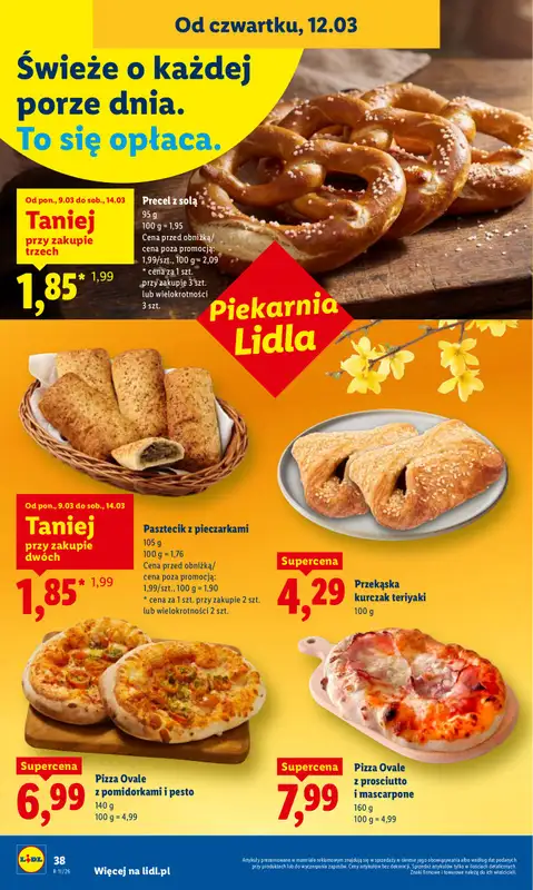 Lidl - gazetka promocyjna Oferta od czwartku od czwartku 12.03 do soboty 14.03 - strona 40