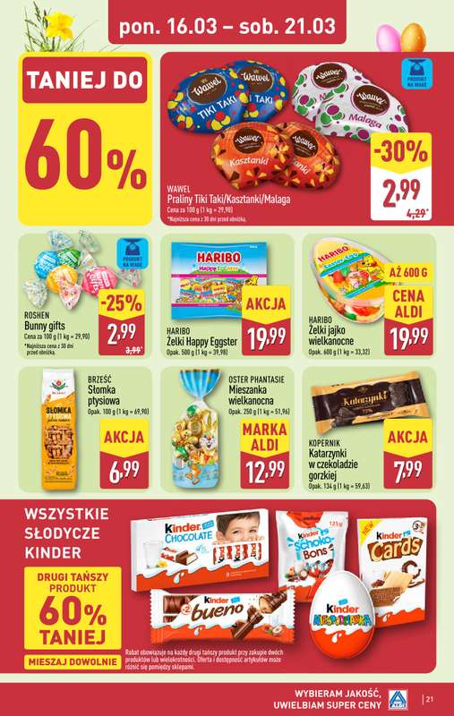 Aldi - gazetka promocyjna Pełny katalog! od poniedziałku 16.03 do soboty 21.03 - strona 21