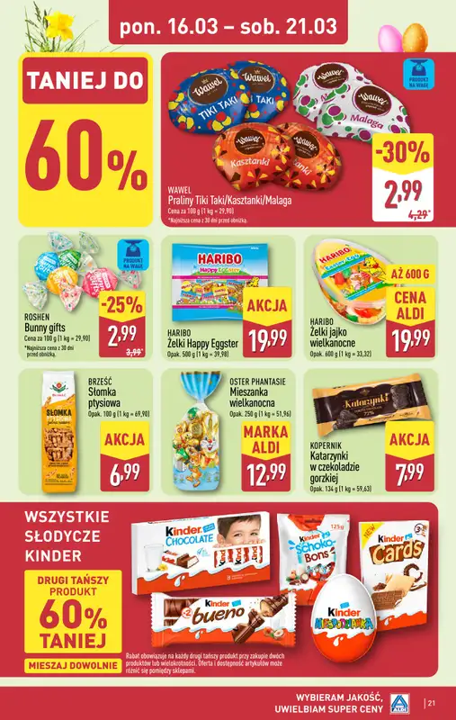 Aldi - gazetka promocyjna Pełny katalog! od poniedziałku 16.03 do soboty 21.03 - strona 21