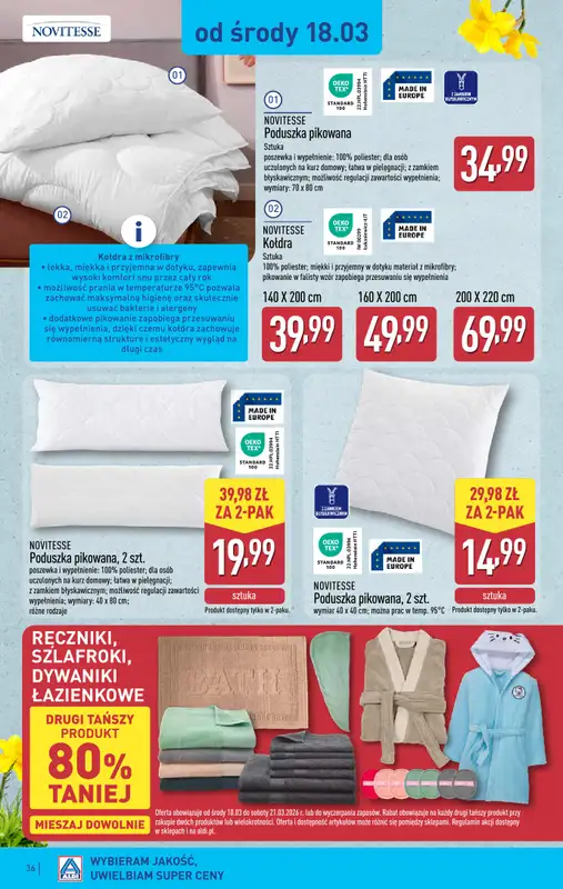 Aldi - gazetka promocyjna Pełny katalog! od poniedziałku 16.03 do soboty 21.03 - strona 36