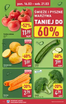 Aldi - gazetka promocyjna Pełny katalog! od poniedziałku 16.03 do soboty 21.03 - strona 2