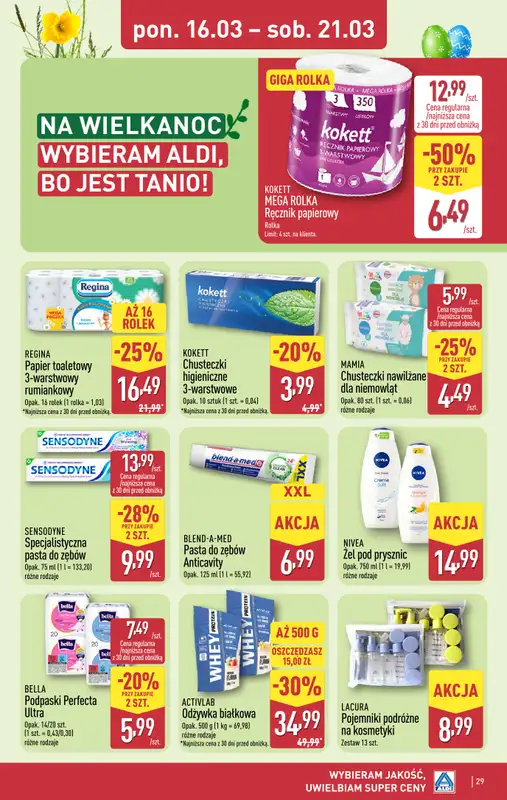 Aldi - gazetka promocyjna Pełny katalog! od poniedziałku 16.03 do soboty 21.03 - strona 29
