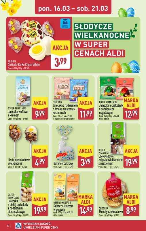 Aldi - gazetka promocyjna Pełny katalog! od poniedziałku 16.03 do soboty 21.03 - strona 20