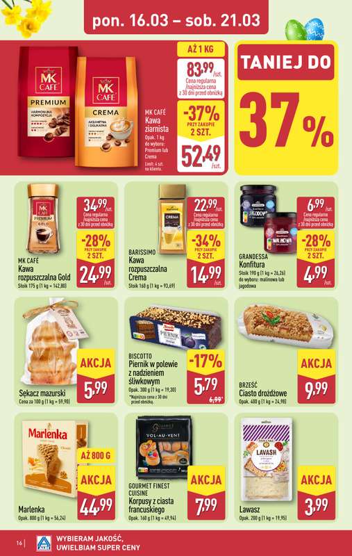 Aldi - gazetka promocyjna Pełny katalog! od poniedziałku 16.03 do soboty 21.03 - strona 16