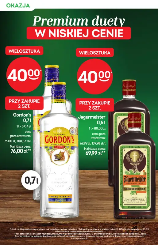 Żabka - gazetka promocyjna Katalog alkoholi  