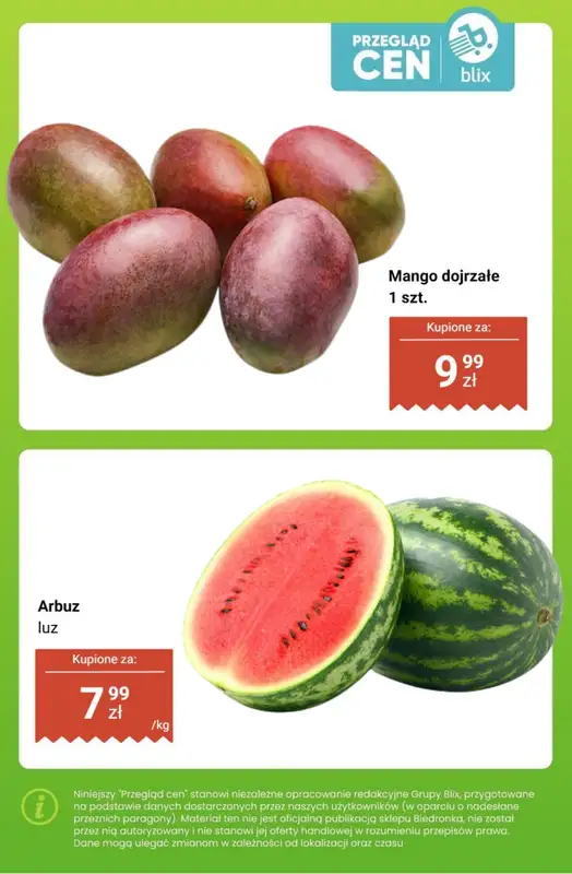 Biedronka - gazetka promocyjna Owoce i warzywa  - przegląd cen od poniedziałku 16.03 do soboty 21.03 - strona 12