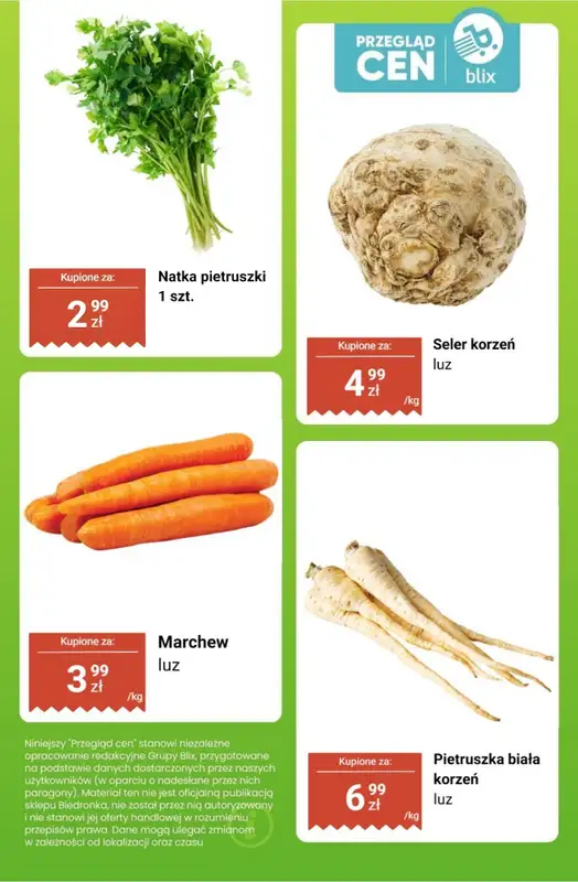 Biedronka - gazetka promocyjna Owoce i warzywa  - przegląd cen od poniedziałku 16.03 do soboty 21.03 - strona 8