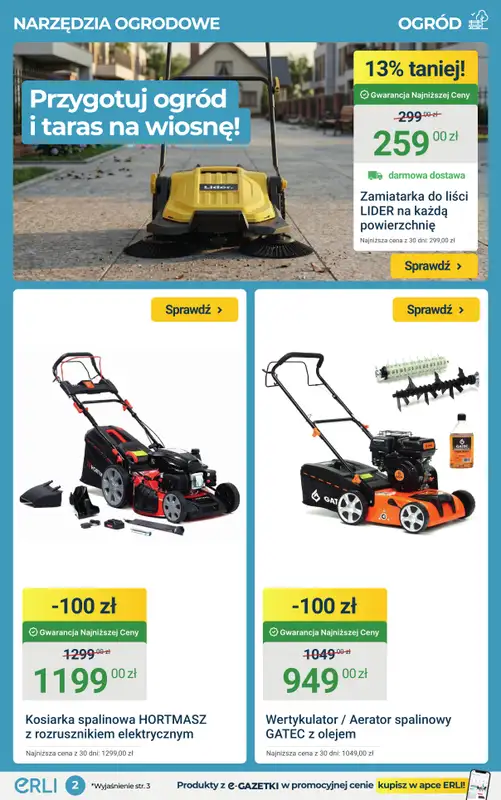 ERLI - gazetka promocyjna Rabaty rosną w ogrodzie do -45% na Erli! od poniedziałku 16.03 do niedzieli 22.03 - strona 2