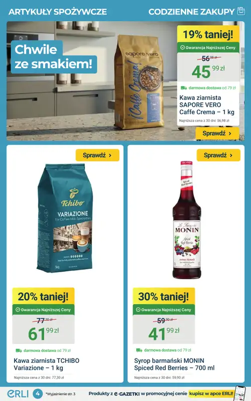 ERLI - gazetka promocyjna Wiosna pachnie okazjami do -78% na Erli! od poniedziałku 16.03 do niedzieli 22.03 - strona 4