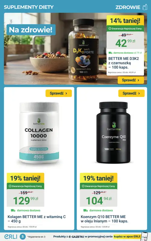 ERLI - gazetka promocyjna Wiosna pachnie okazjami do -78% na Erli! od poniedziałku 16.03 do niedzieli 22.03 - strona 5