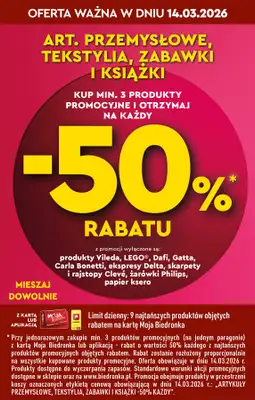 Biedronka - gazetka promocyjna Najtańsza sobota od soboty 14.03 do soboty 14.03 - strona 3