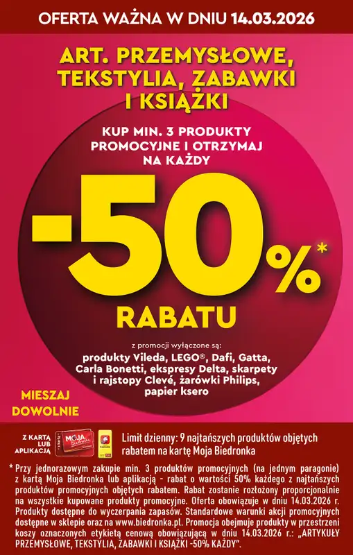 Biedronka - gazetka promocyjna Najtańsza sobota   - strona 3