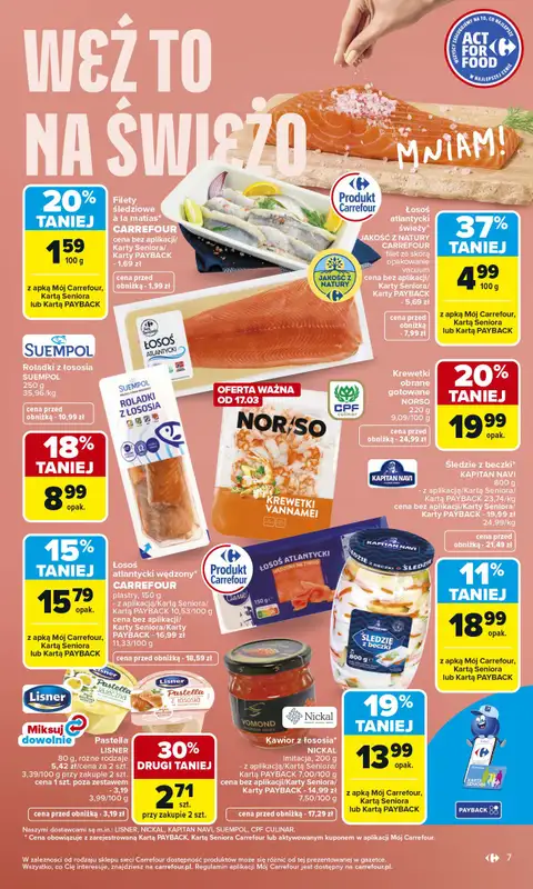 Carrefour - gazetka promocyjna Gazetka Carrefour od poniedziałku od poniedziałku 16.03 do soboty 21.03 - strona 9