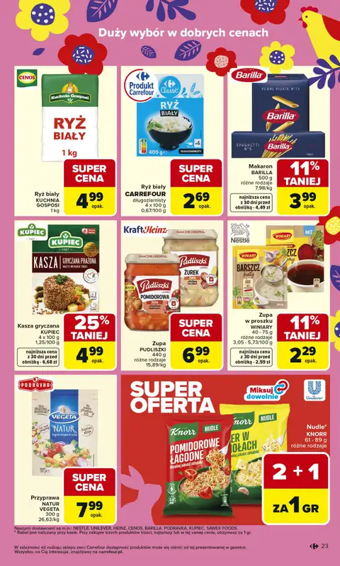 Carrefour - gazetka promocyjna Gazetka Carrefour od poniedziałku od poniedziałku 16.03 do soboty 21.03 - strona 25