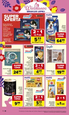 Carrefour - gazetka promocyjna Gazetka Carrefour od poniedziałku od poniedziałku 16.03 do soboty 21.03 - strona 44