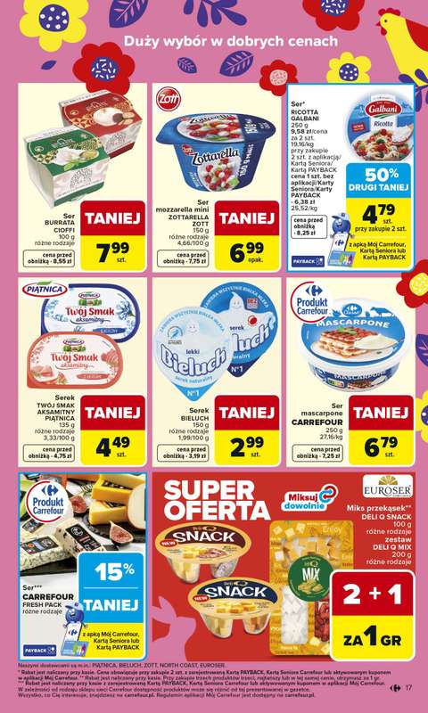 Carrefour - gazetka promocyjna Gazetka Carrefour od poniedziałku od poniedziałku 16.03 do soboty 21.03 - strona 19
