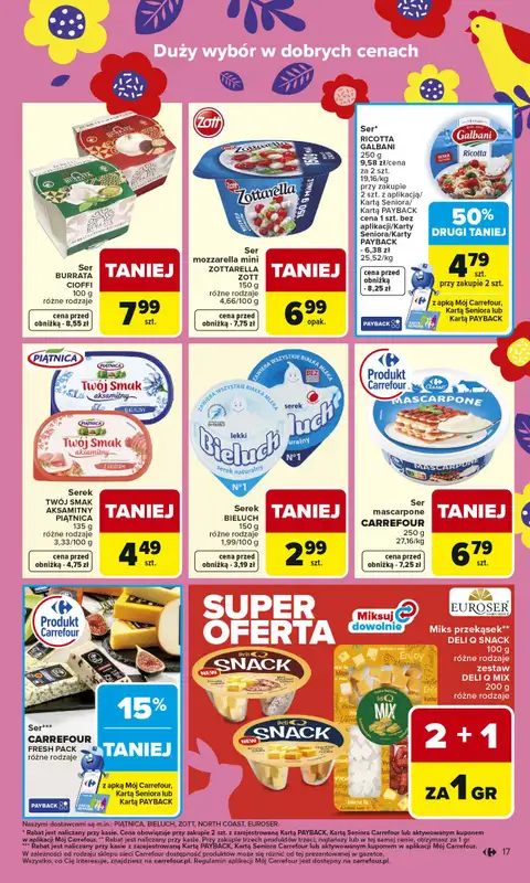 Carrefour - gazetka promocyjna Gazetka Carrefour od poniedziałku od poniedziałku 16.03 do soboty 21.03 - strona 19