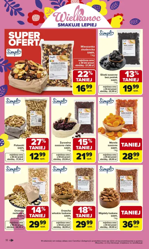 Carrefour - gazetka promocyjna Gazetka Carrefour od poniedziałku od poniedziałku 16.03 do soboty 21.03 - strona 12