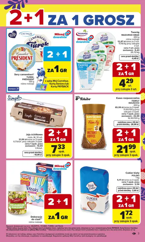Carrefour - gazetka promocyjna Gazetka Carrefour od poniedziałku od poniedziałku 16.03 do soboty 21.03 - strona 5