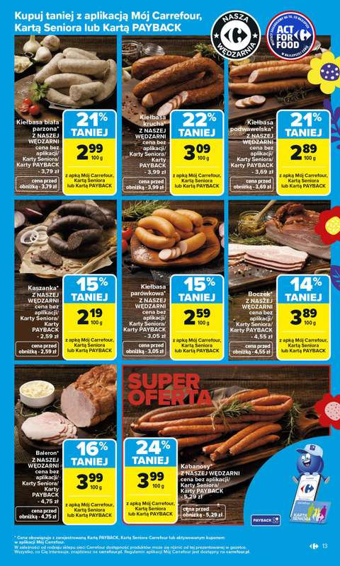 Carrefour - gazetka promocyjna Gazetka Carrefour od poniedziałku od poniedziałku 16.03 do soboty 21.03 - strona 15