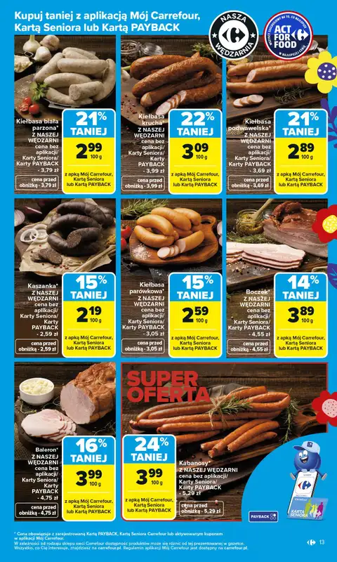 Carrefour - gazetka promocyjna Gazetka Carrefour od poniedziałku od poniedziałku 16.03 do soboty 21.03 - strona 15