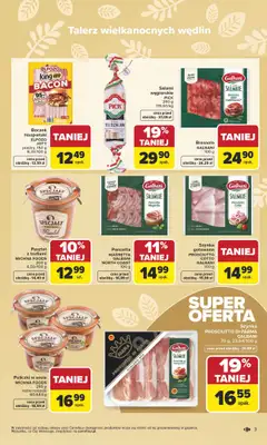 Carrefour - gazetka promocyjna Gazetka Wielkanoc smakuje lepiej od poniedziałku 16.03 do soboty 04.04 - strona 3