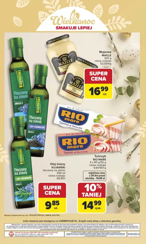 Carrefour - gazetka promocyjna Gazetka Wielkanoc smakuje lepiej od poniedziałku 16.03 do soboty 04.04 - strona 20