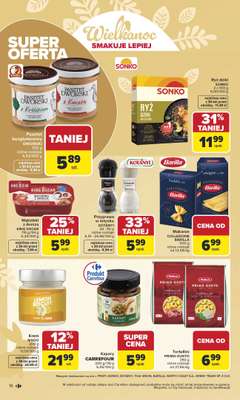 Carrefour - gazetka promocyjna Gazetka Wielkanoc smakuje lepiej od poniedziałku 16.03 do soboty 04.04 - strona 18
