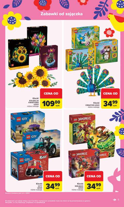Carrefour - gazetka promocyjna Gazetka Łap Wielkanocne okazje od poniedziałku 16.03 do niedzieli 29.03 - strona 5