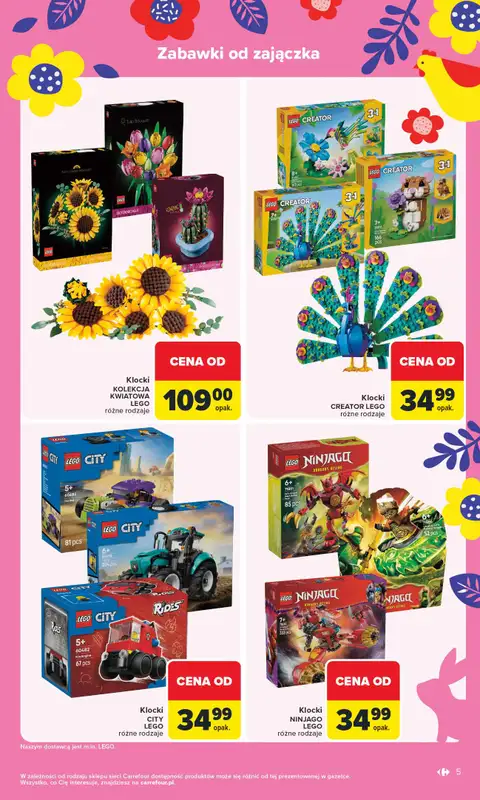 Carrefour - gazetka promocyjna Gazetka Łap Wielkanocne okazje od poniedziałku 16.03 do niedzieli 29.03 - strona 5