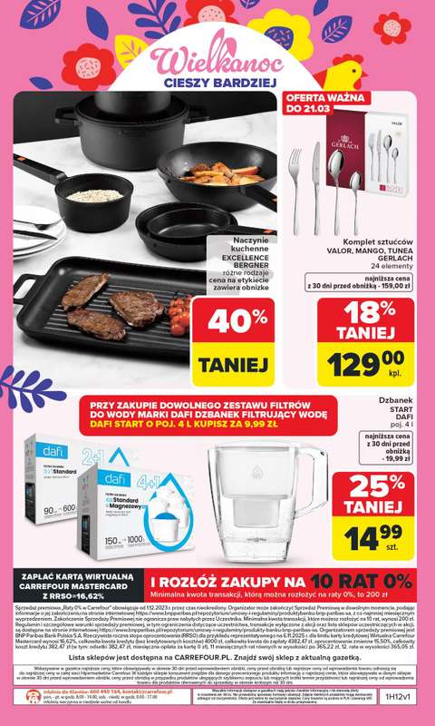 Carrefour - gazetka promocyjna Gazetka Łap Wielkanocne okazje od poniedziałku 16.03 do niedzieli 29.03 - strona 24