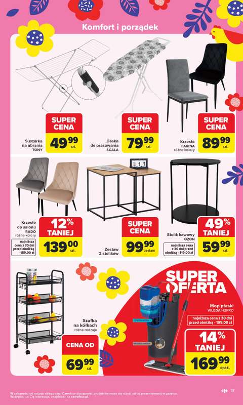Carrefour - gazetka promocyjna Gazetka Łap Wielkanocne okazje od poniedziałku 16.03 do niedzieli 29.03 - strona 13
