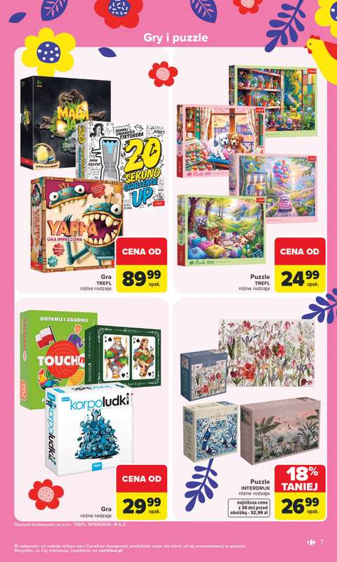 Carrefour - gazetka promocyjna Gazetka Łap Wielkanocne okazje od poniedziałku 16.03 do niedzieli 29.03 - strona 7