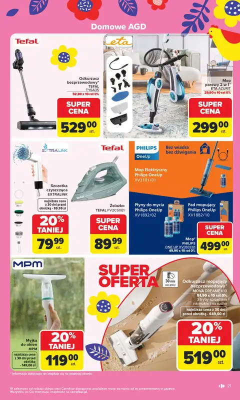 Carrefour - gazetka promocyjna Gazetka Łap Wielkanocne okazje od poniedziałku 16.03 do niedzieli 29.03 - strona 21