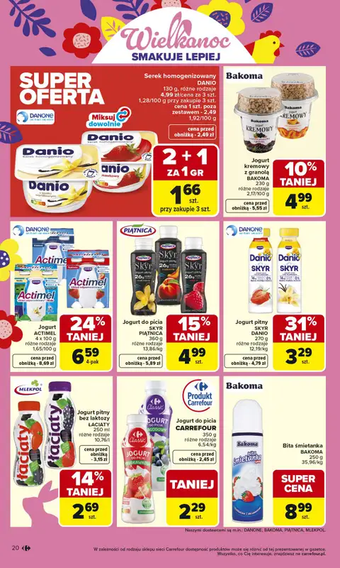 Carrefour Market - gazetka promocyjna Gazetka Carrefour Market od poniedziałku od poniedziałku 16.03 do soboty 21.03 - strona 22