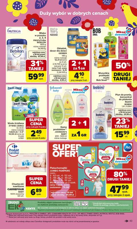 Carrefour Market - gazetka promocyjna Gazetka Carrefour Market od poniedziałku od poniedziałku 16.03 do soboty 21.03 - strona 45