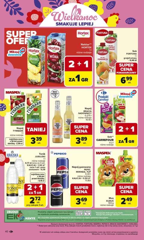 Carrefour Market - gazetka promocyjna Gazetka Carrefour Market od poniedziałku od poniedziałku 16.03 do soboty 21.03 - strona 42