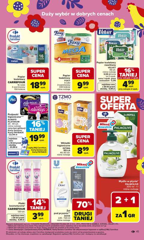 Carrefour Market - gazetka promocyjna Gazetka Carrefour Market od poniedziałku od poniedziałku 16.03 do soboty 21.03 - strona 47