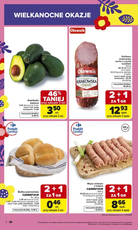 Carrefour Market - gazetka promocyjna Gazetka Carrefour Market od poniedziałku od poniedziałku 16.03 do soboty 21.03 - strona 4