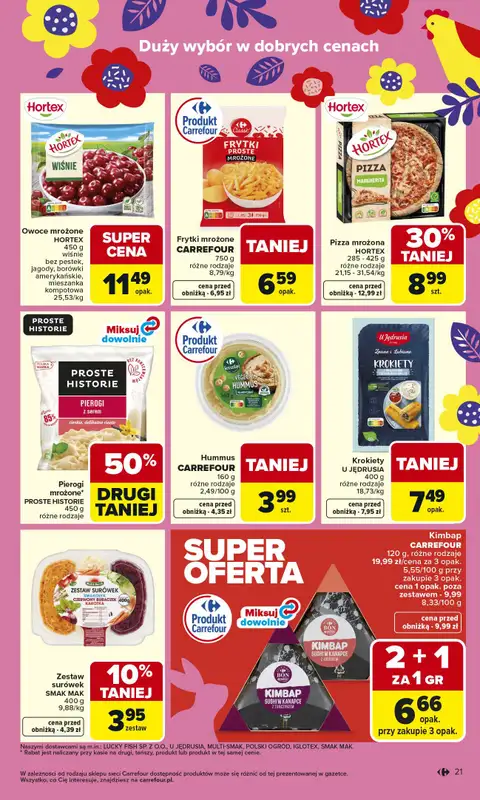 Carrefour Market - gazetka promocyjna Gazetka Carrefour Market od poniedziałku od poniedziałku 16.03 do soboty 21.03 - strona 23