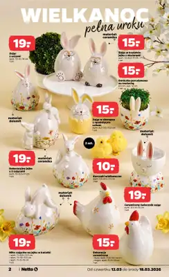 Netto - gazetka promocyjna Gazetka  do środy 18.03 - strona 2