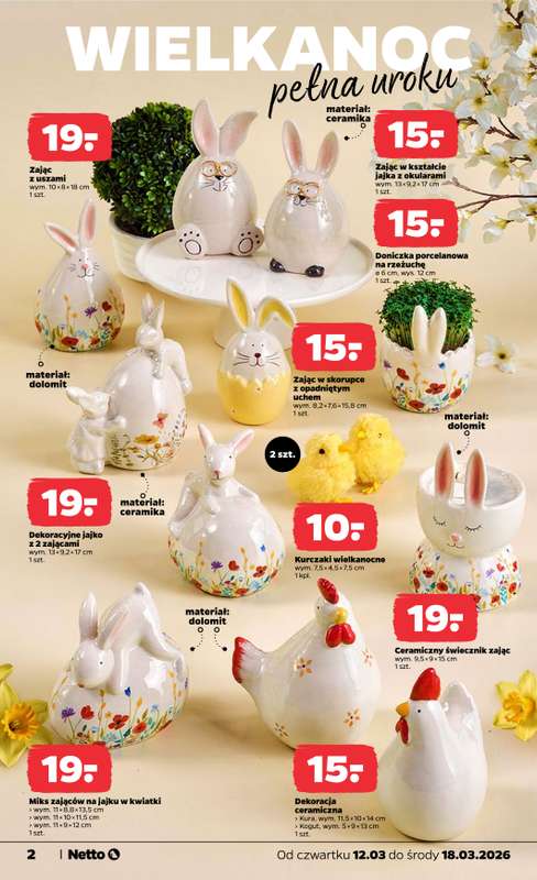 Netto - gazetka promocyjna Gazetka  do środy 18.03 - strona 2