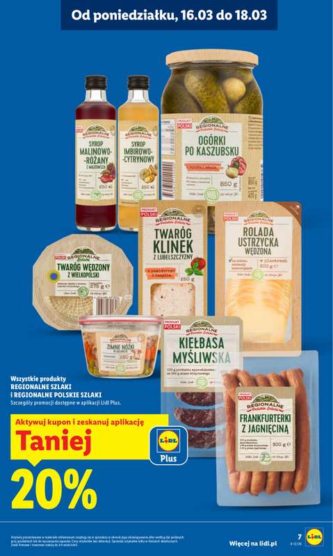 Lidl - gazetka promocyjna Oferta od poniedziałku od poniedziałku 16.03 do środy 18.03 - strona 7