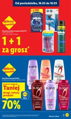 Lidl - gazetka promocyjna Oferta od poniedziałku od poniedziałku 16.03 do środy 18.03 - strona 15