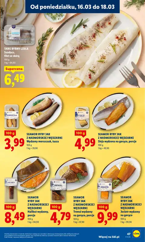 Lidl - gazetka promocyjna Oferta od poniedziałku od poniedziałku 16.03 do środy 18.03 - strona 49